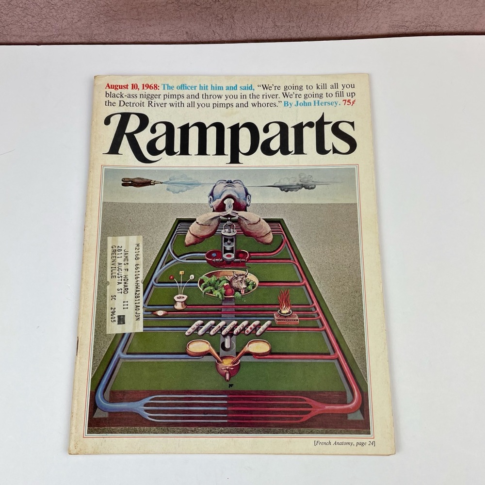 Vintage Ramparts Magazine John Hersey Algiers Motel Incident August 10, 1968 - Picture 1 of 9